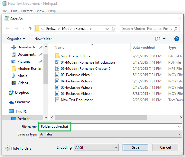 create-secured-locked-folder-windows-10-save-as-bat-file